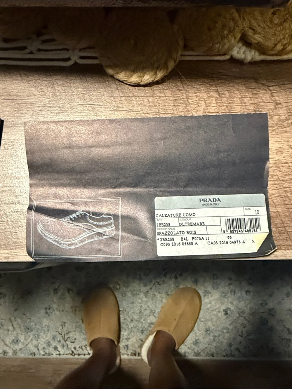 Prada calzature uomo